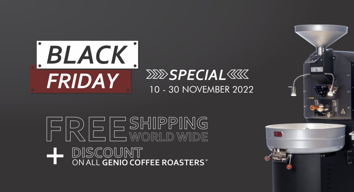 Black Friday Special at Genio Roasters - Genio Roasters