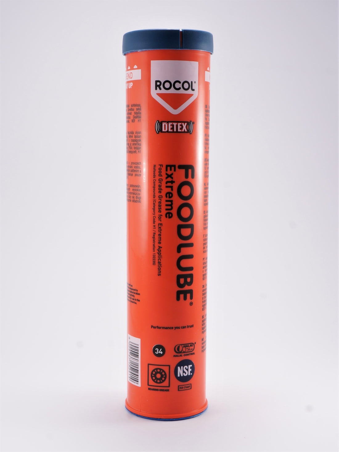 Tube of grease for coffee roaster bearings